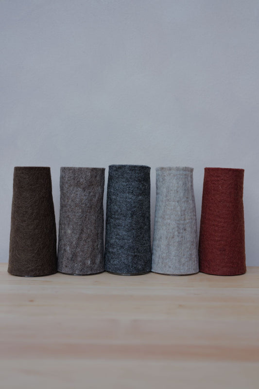 Natur Töne 5 Filzplatten 20 x 30 cm, ca.4mm, handgemacht