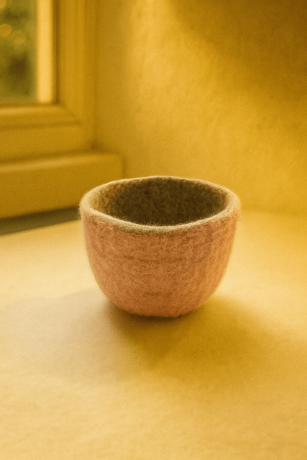 Schalen aus Filz in vielen Farben | Dekoschalen aus Wolle ca 12cm zweifarbig