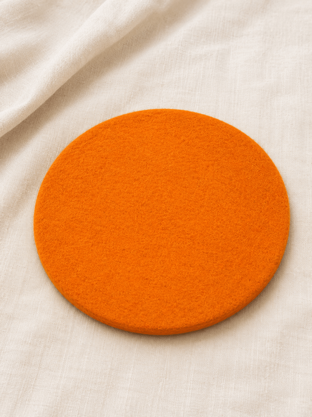 Sitzkissen Filz rund ca.35 cm 100% Wolle als Stuhlkissen Farbe 4