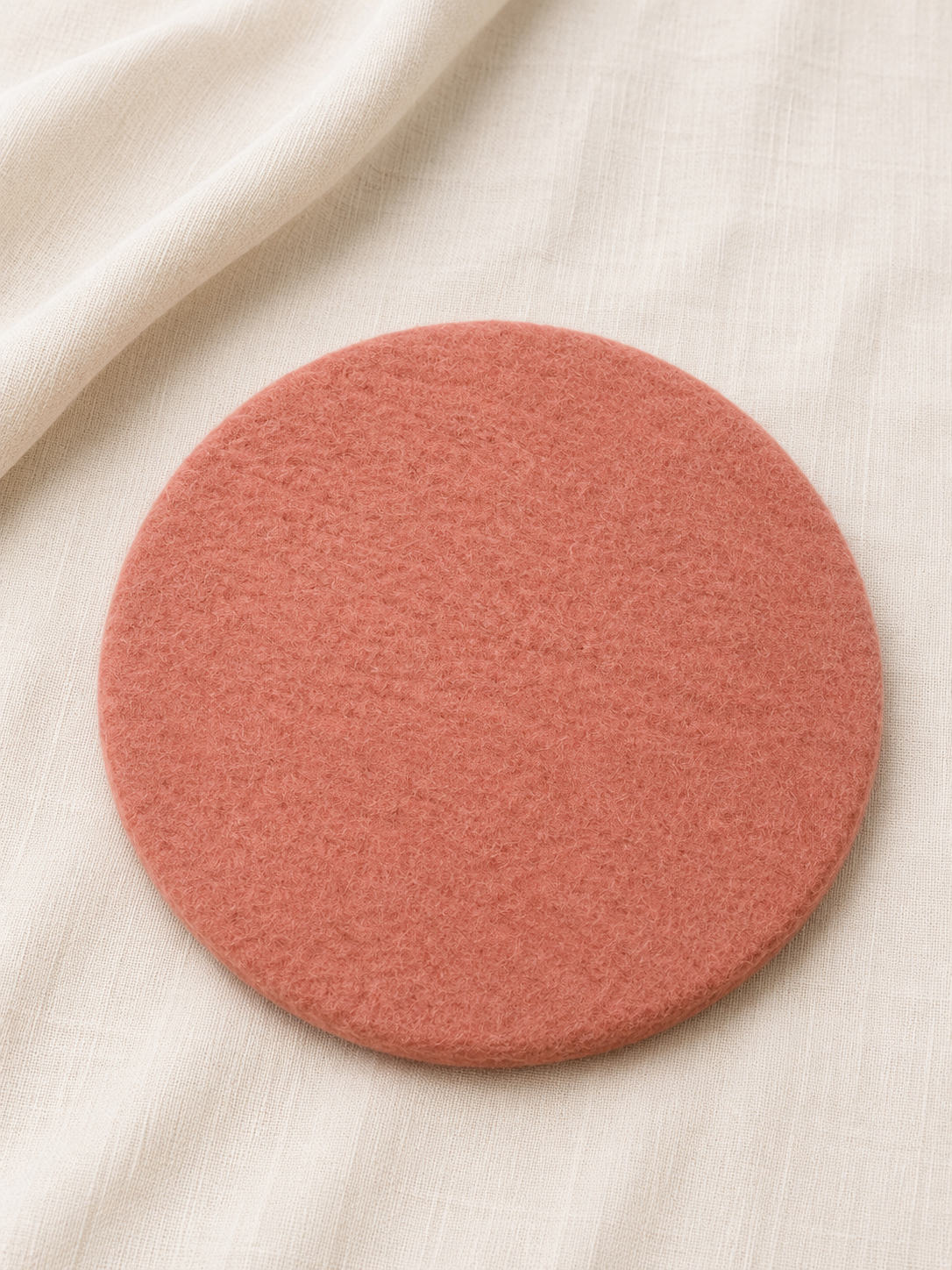 Sitzkissen Filz rund ca.35 cm 100% Wolle als Stuhlkissen Farbe 9