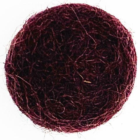 Feltball 1cm variants - 8-Natur