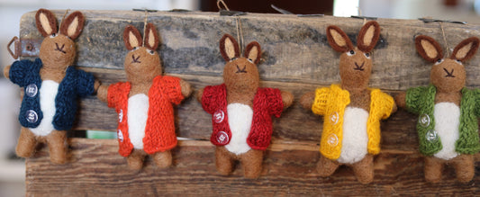 Osterhase orange - 8-Natur