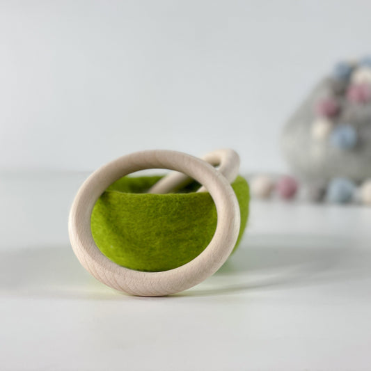 2 Rohholz - Ringe Durchmesser 10 cm - 8-Natur