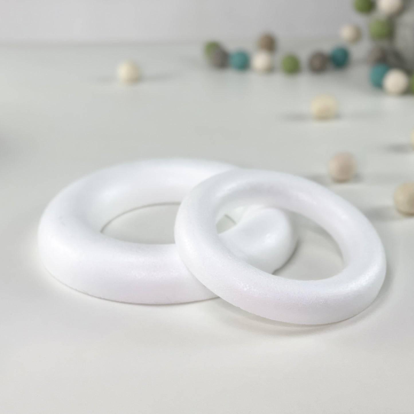 Styropor-Flachring 15cm - 8-Natur