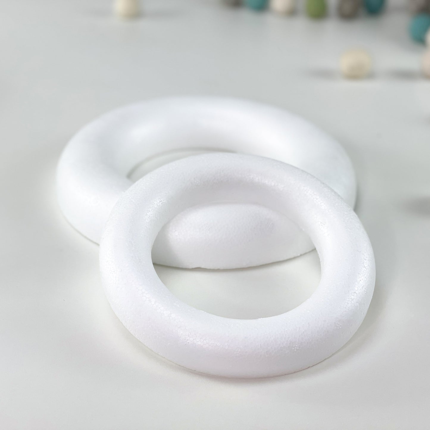 Styropor-Flachring 15cm - 8-Natur