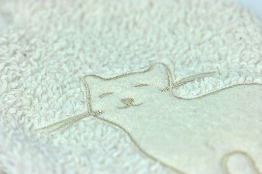 Wärmflasche Katze weiss - 8-Natur