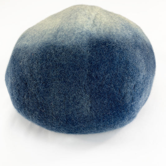 Sonderedition Katzenhöhle mittelblau Filz 100% Wolle fair, ökologisch und schadstoffgeprüft - 8-Natur