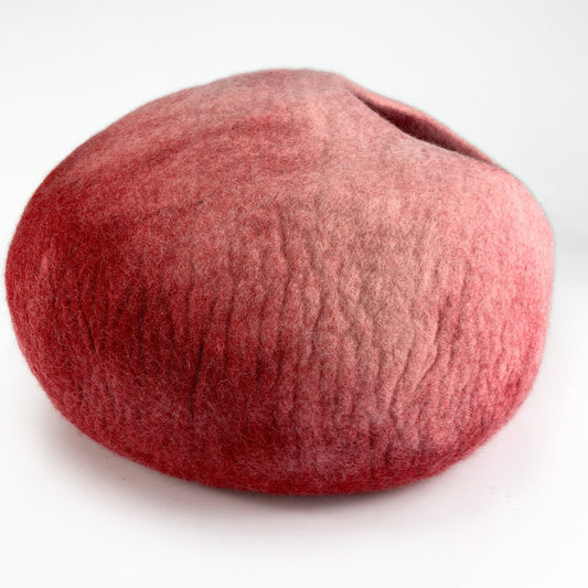 Sonderedition Katzenhöhle rot Filz 100% Wolle fair, ökologisch und schadstoffgeprüft - 8-Natur