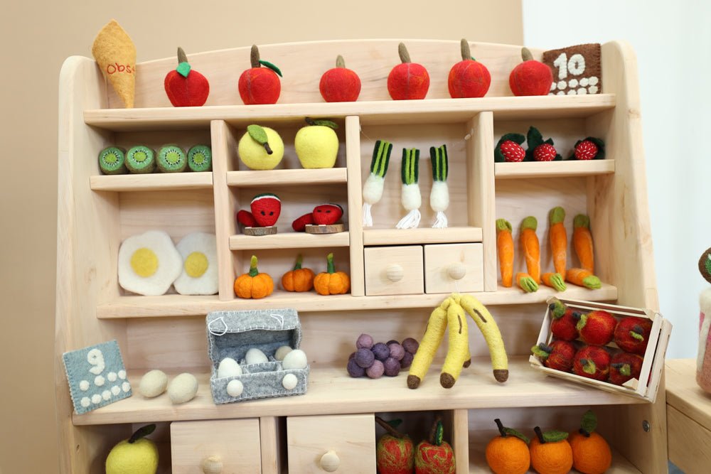 Praline kaufladen zubehör holz Filz lebensmittel zubehör spielküche holz kinderküche zubehör kaufladen kinder Konfekt