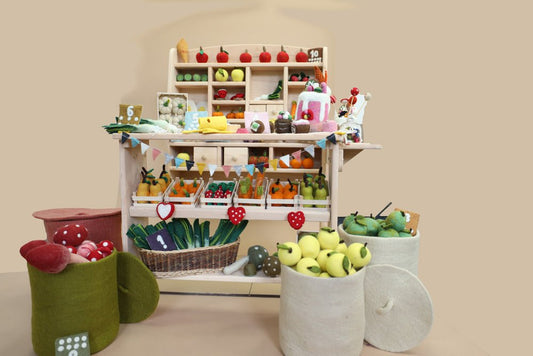 kaufladen zubehör holz Filz lebensmittel zubehör spielküche holz kinderküche zubehör kaufladen kinder