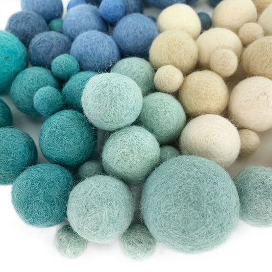 Mix Babyboy ca. 60 Stück in verschiedenen Größen 1,2,3cm - 8-Natur