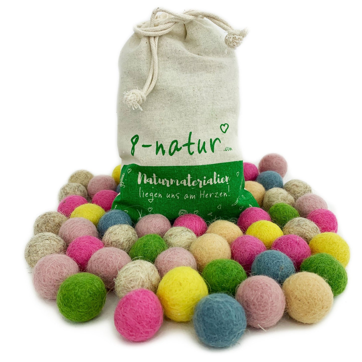 Mix Glück ca. 50 Stck - 8-Natur