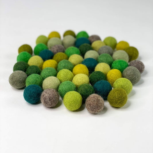 Mix grün 50 Stck - 8-Natur