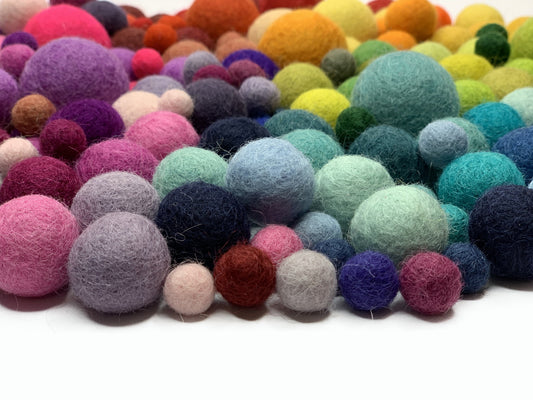 Mix Liebe 100 Stück in 3 Größen - 8-Natur