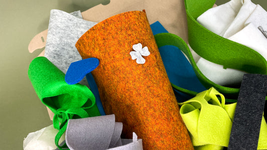 Überraschungsbox Bastelfilz - 8-Natur