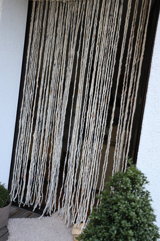 Türvorhang naturweiß - 8-Natur