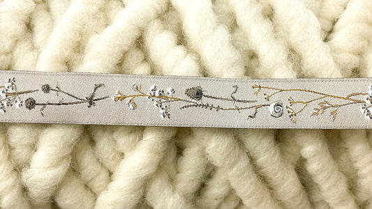 Schnee,Webbänder kaufen, acufactum Bänder ,kreativpaket,Weihnachten, Daniela Drescher,Meterware,Fuchsliebe,Webetketten mit falz, nähen,baumwolle, Handmade,stoffe, Gartenglück,