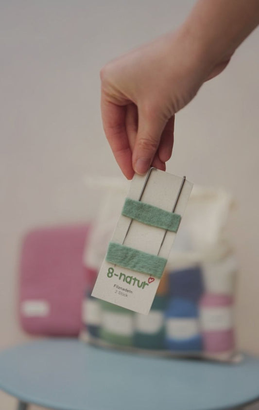 Filz Einsteiger-Set für Kinder – Filzwolle, Filznadeln & Filzkissen