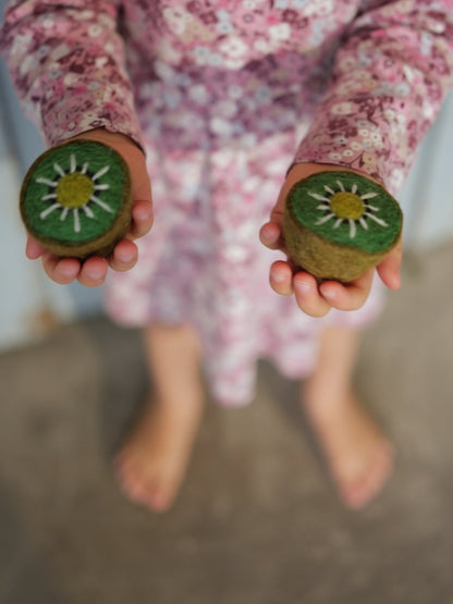 Zwei Kiwi Hälften