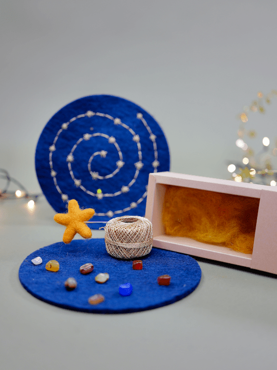 Adventsspirale Bastelpackung in Waldorf-Tradition