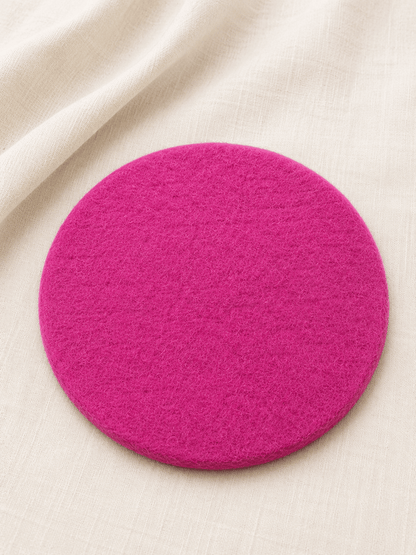 Sitzkissen Filz rund ca.35 cm 100% Wolle als Stuhlkissen Farbe 8