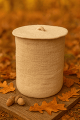 Schön aufgeräumt – natürlich & nachhaltig mit unserem Filzkorb mit Deckel Filzkorb Weiß