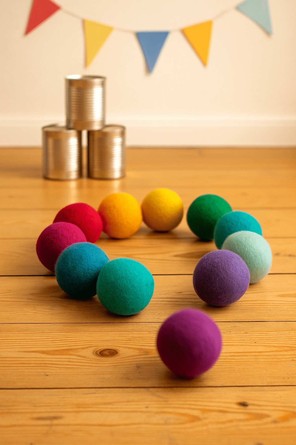 LIMITIERT: 12 große Filzkugeln – 8 cm – bunt, vielseitig & ideal für Kinderhände