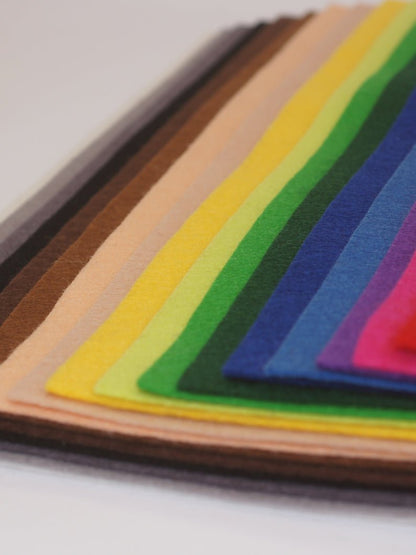 Filzplatten 1 mm dick,  30 cm x 40 cm  | Farben aussuchen