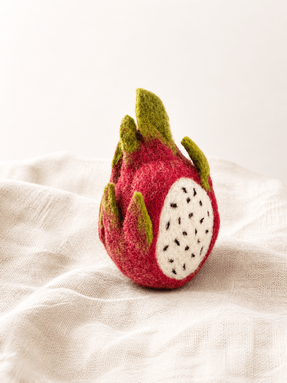 Drachenfrucht (Pitaya) aus Filz