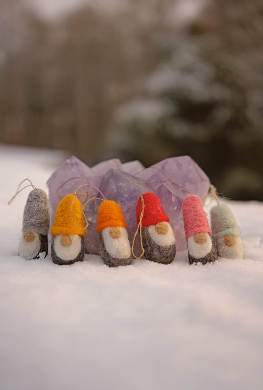 Zauberhafte Filzzwerge zum Spielen, Trösten & Dekorieren – 6er-Set