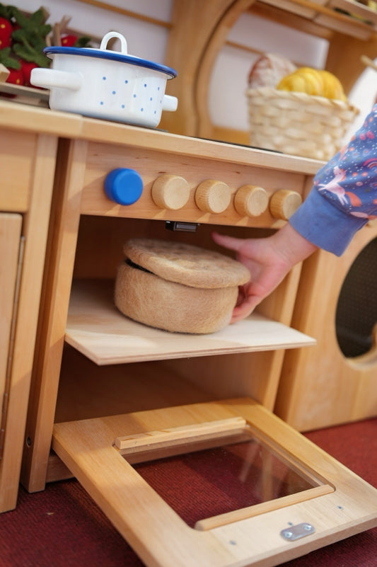 Handgefilzter Apfelkuchen aus Filz