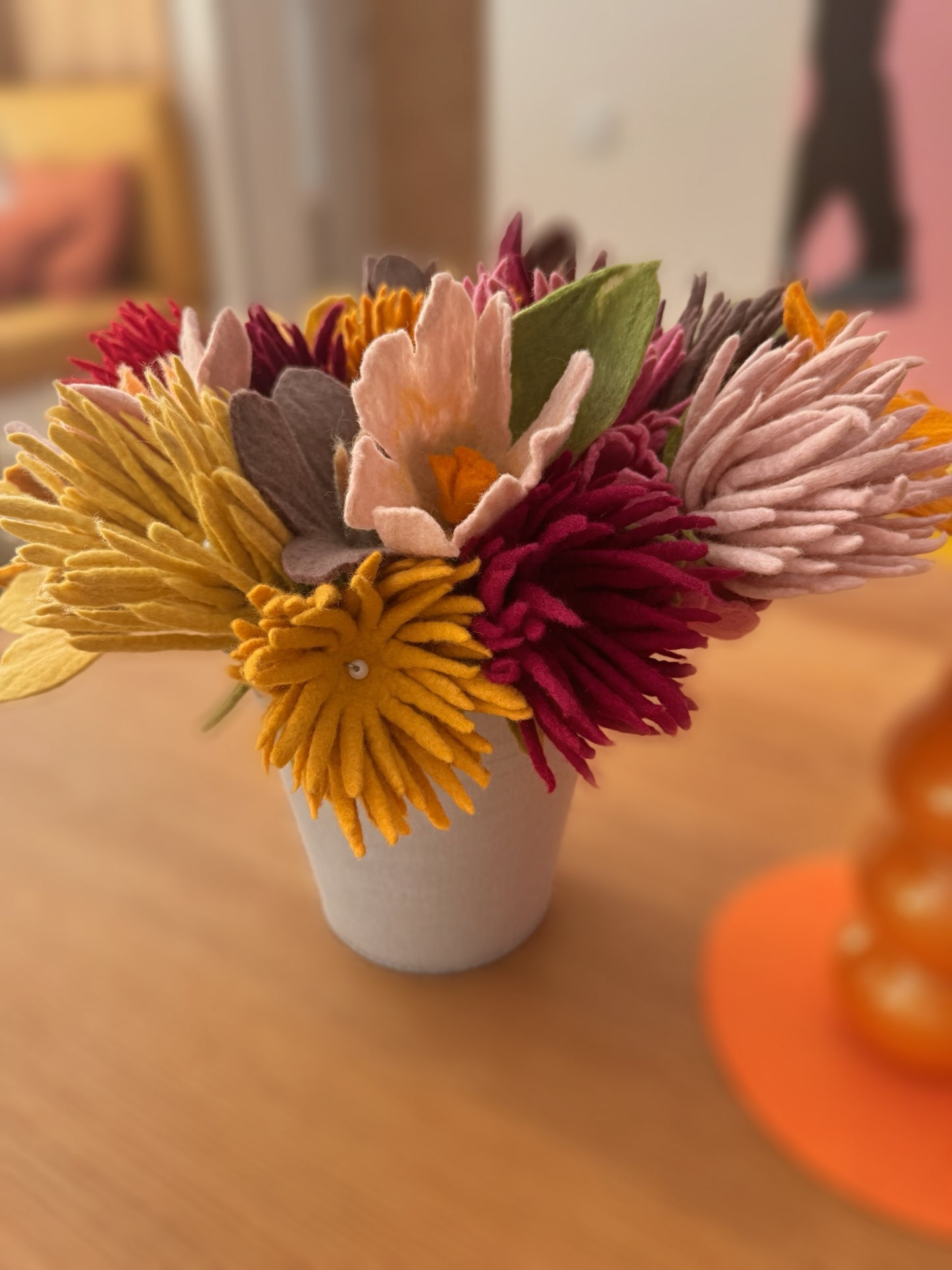 Filzblume – Symbol für Reinheit & Licht