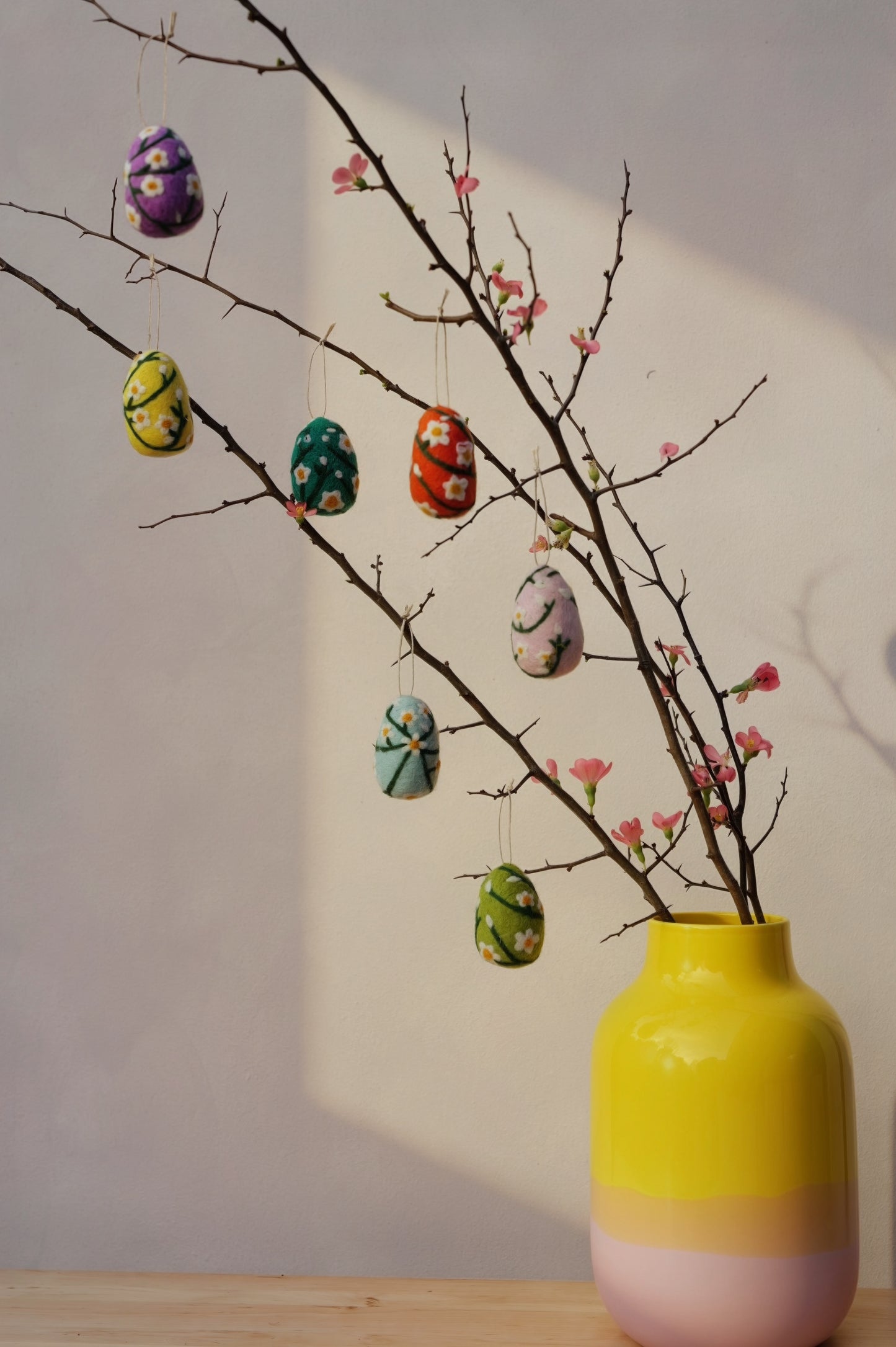 Filzeier alle Farben 8 Stück