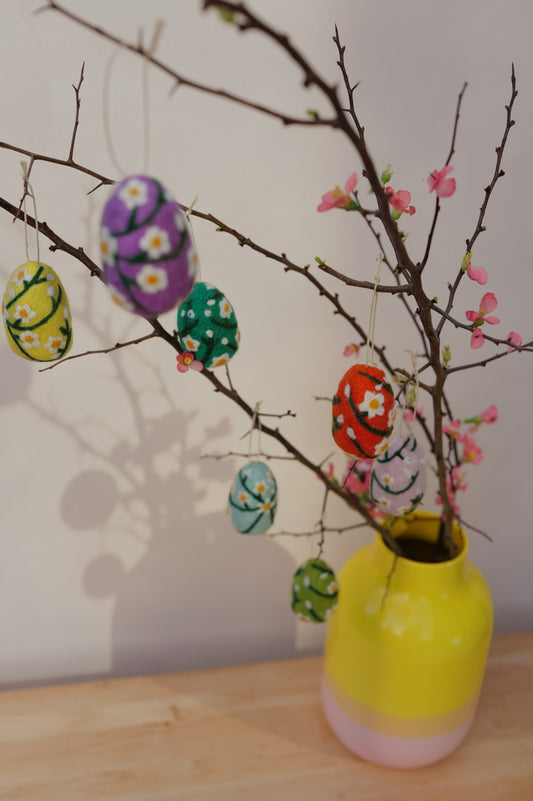 Filzeier alle Farben 8 Stück