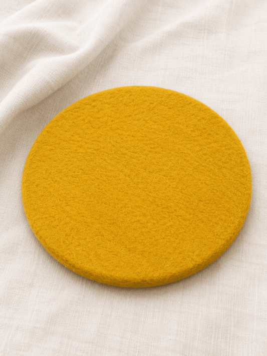 Sitzkissen Filz rund ca.35 cm 100% Wolle als Stuhlkissen Farbe 3