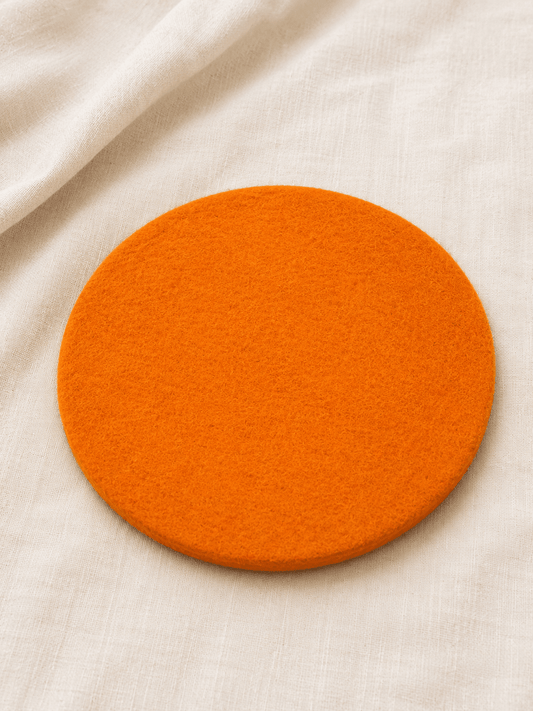 Sitzkissen Filz rund ca.35 cm 100% Wolle als Stuhlkissen Farbe 4