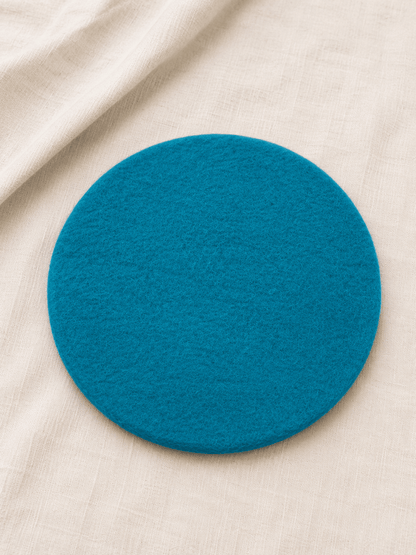Sitzkissen Filz rund ca.35 cm 100% Wolle als Stuhlkissen Farbe 5