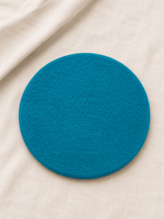 Sitzkissen Filz rund ca.35 cm 100% Wolle als Stuhlkissen Farbe 5