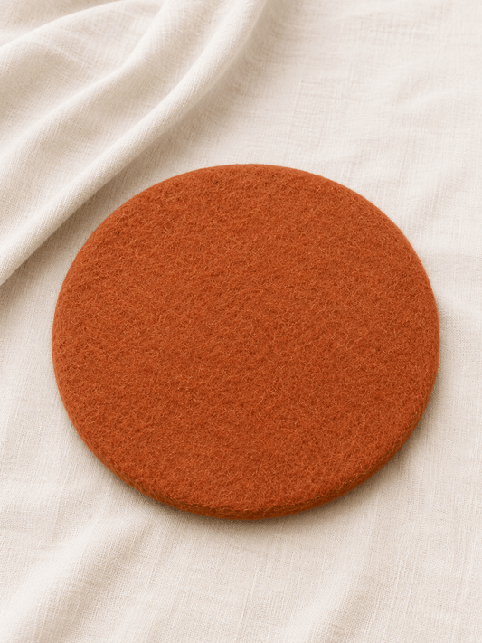 Sitzkissen Filz rund ca.35 cm 100% Wolle als Stuhlkissen Farbe 6