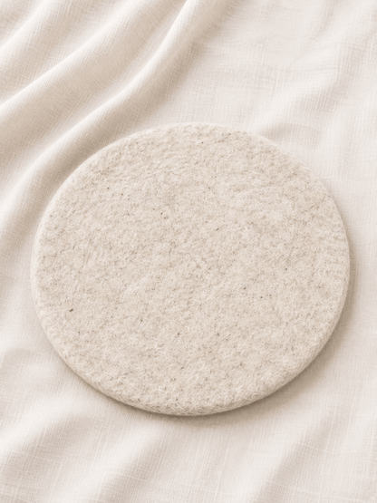Sitzkissen Filz rund ca.35 cm 100% Wolle als Stuhlkissen Farbe 7