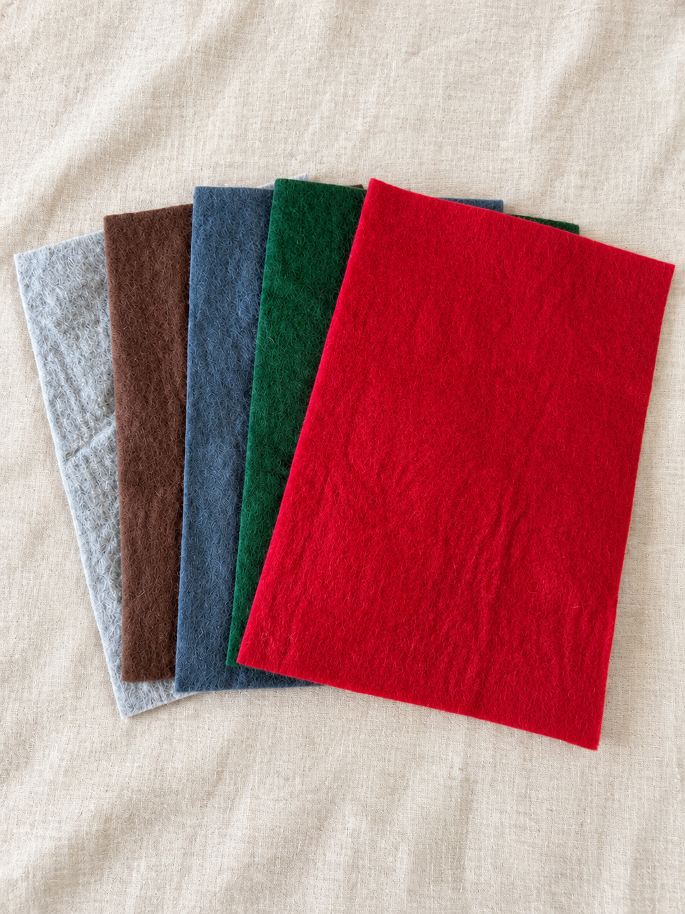 Wald mix 5 Filzplatten 20x30cm