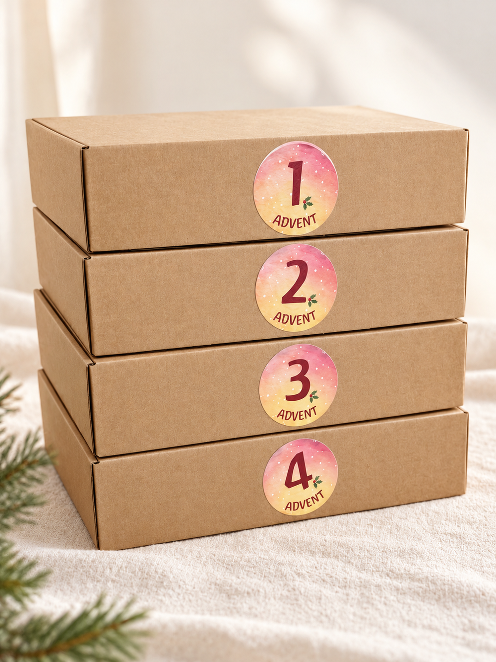 Adventszauber 4 Boxen voller Vorfreude
