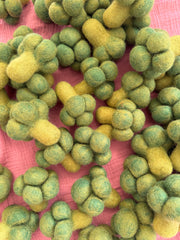 1 Filz Brokkoli – Handgefertigtes Spielzeug für Kaufladen & Kinderküche 🌿