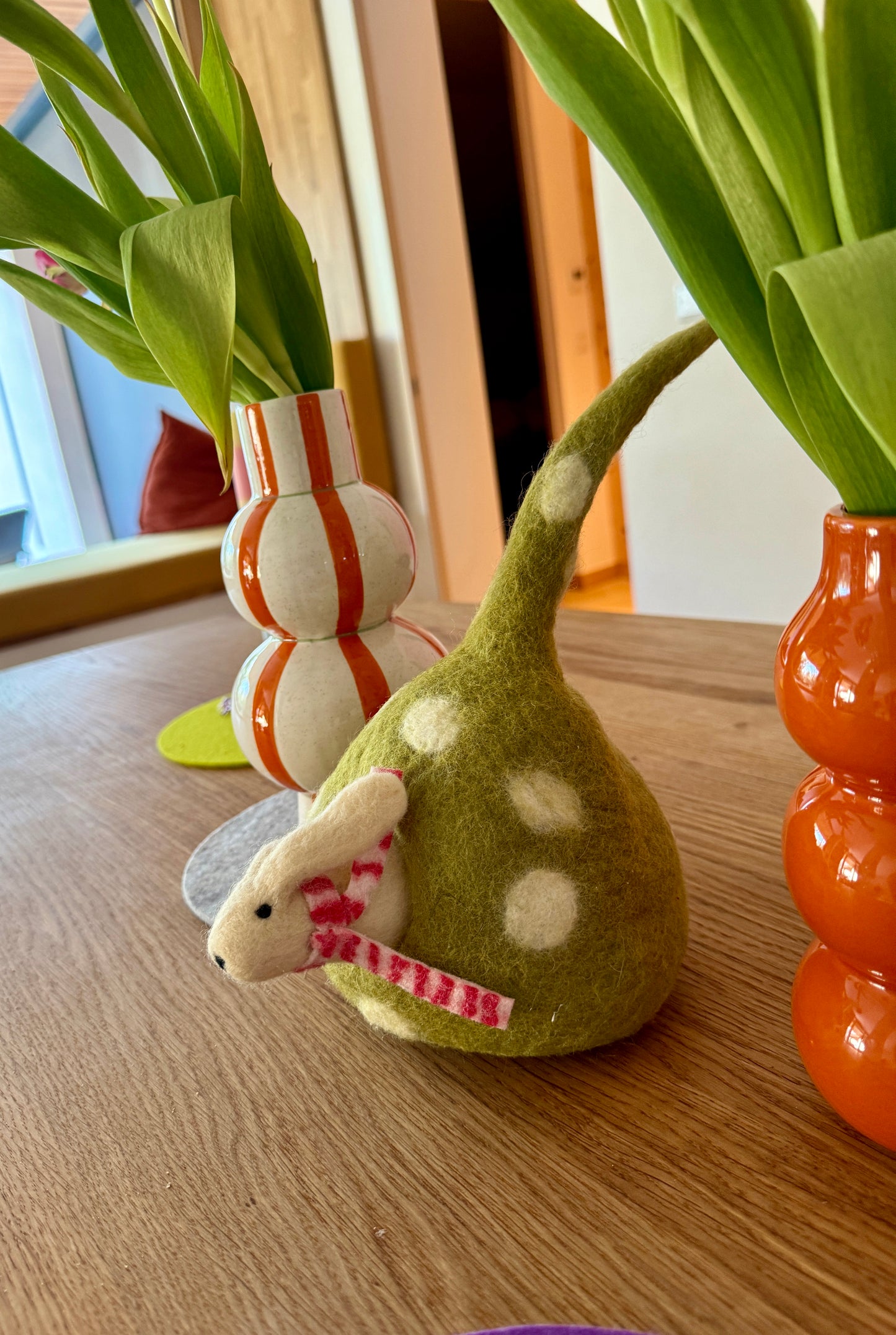 Filzhäuschen mit Zipfel