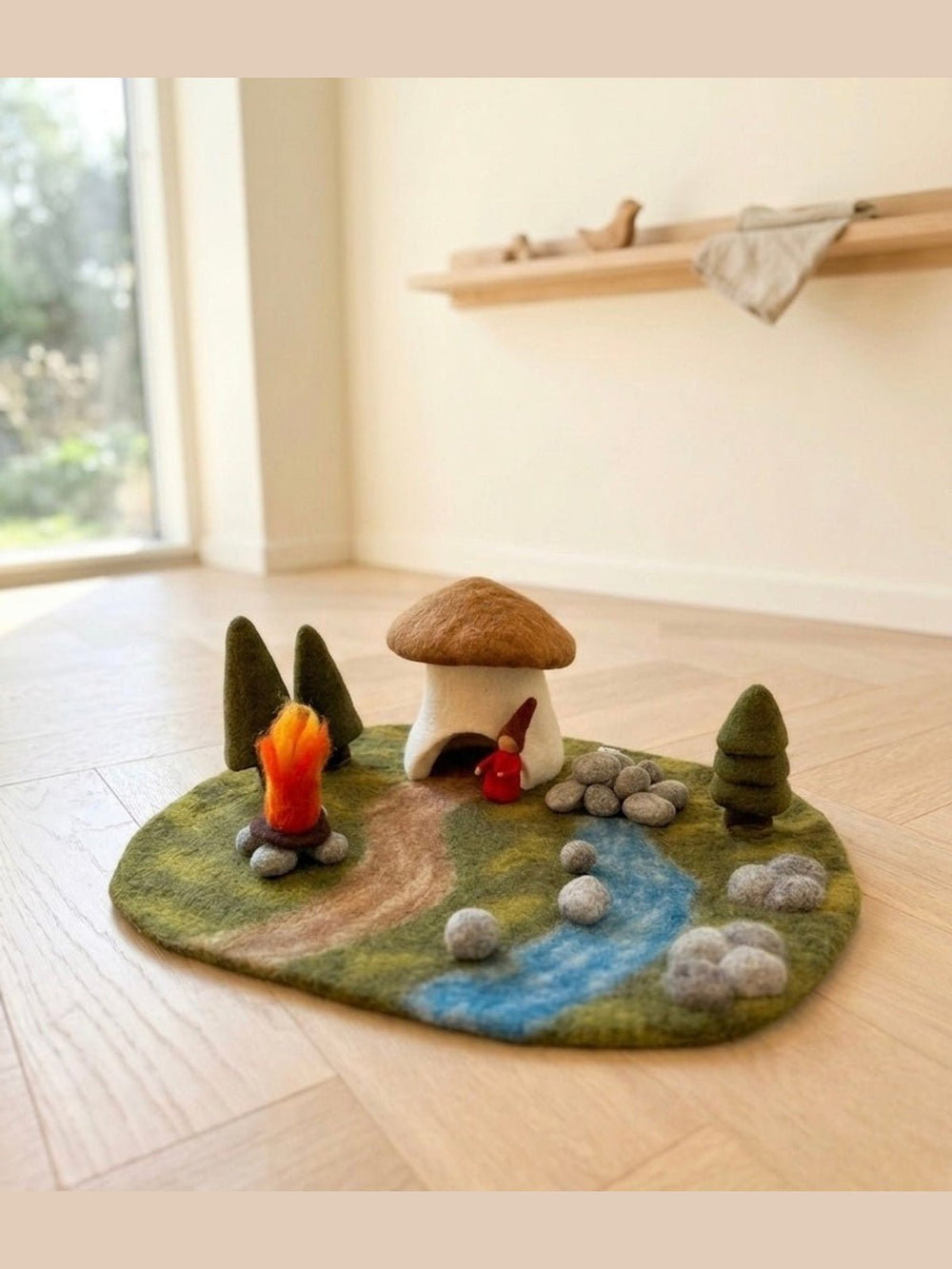 Filz-Spielteppich Pilz