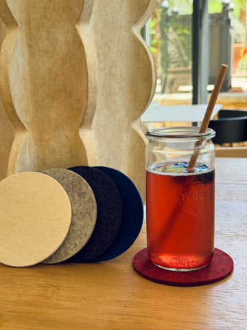 6 x Glasuntersetzer rund 10 cm zum Aussuchen