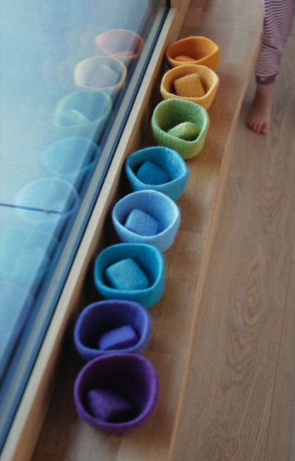 Montessori Filzschalen-Set  für kleine