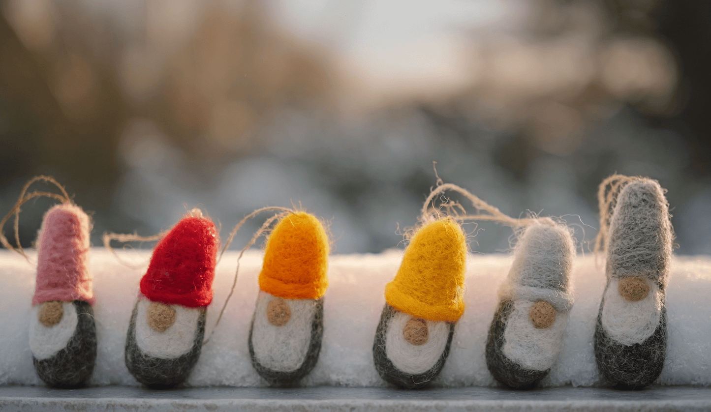 Zauberhafte Filzzwerge zum Spielen, Trösten & Dekorieren – 6er-Set