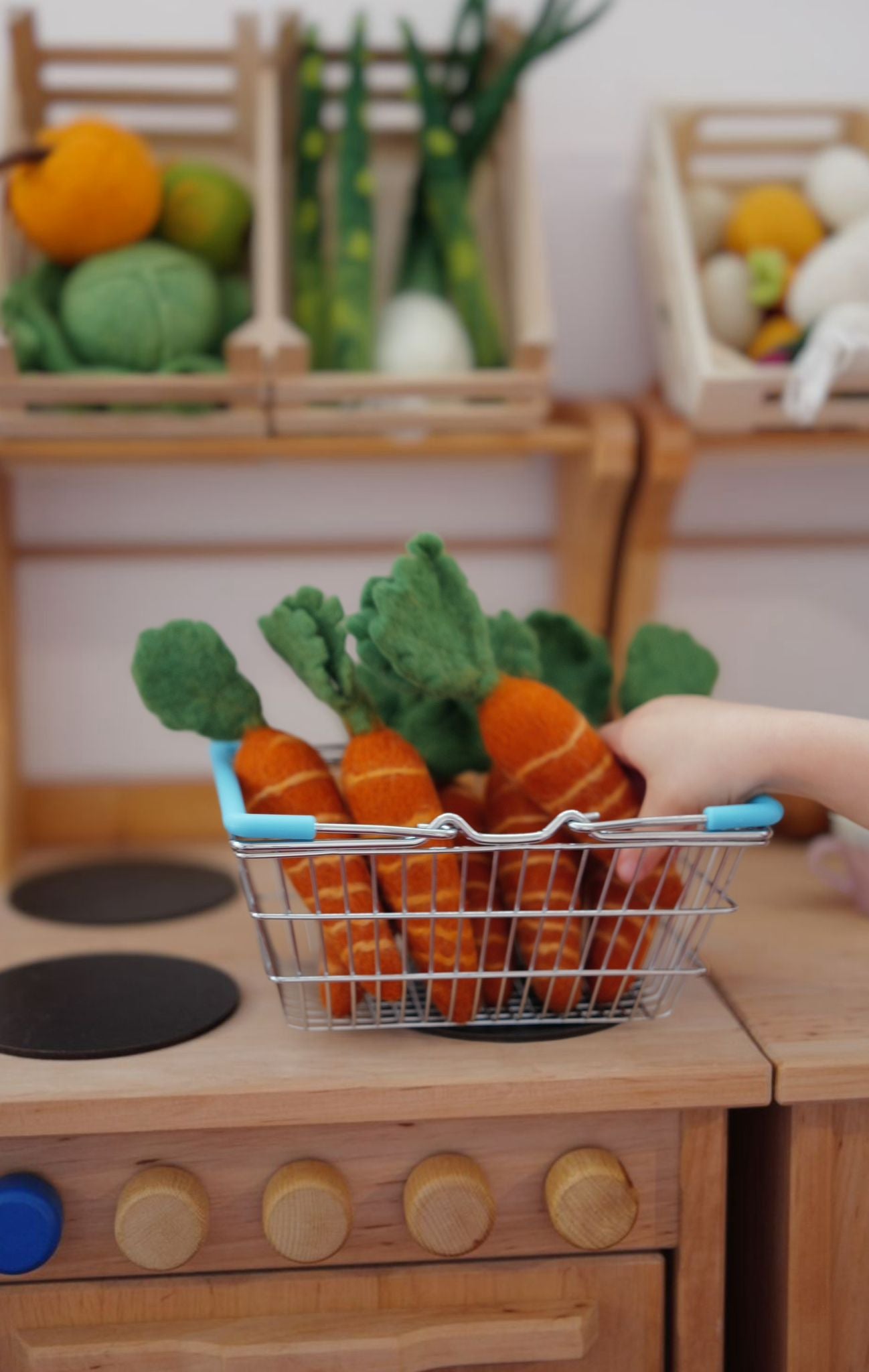 2 Karotten Aus der Erde gezogen