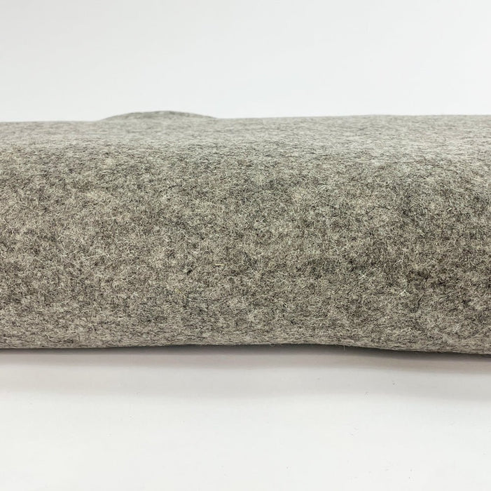 Bastelfilz aus Wollfilz 20x30 cm, 1mm, Filzplatten, grautöne - 8-Natur